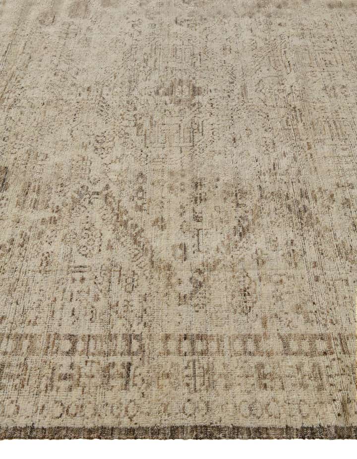 8' 8 x 9' 10 Hand Knotted Oushak Wool Rug