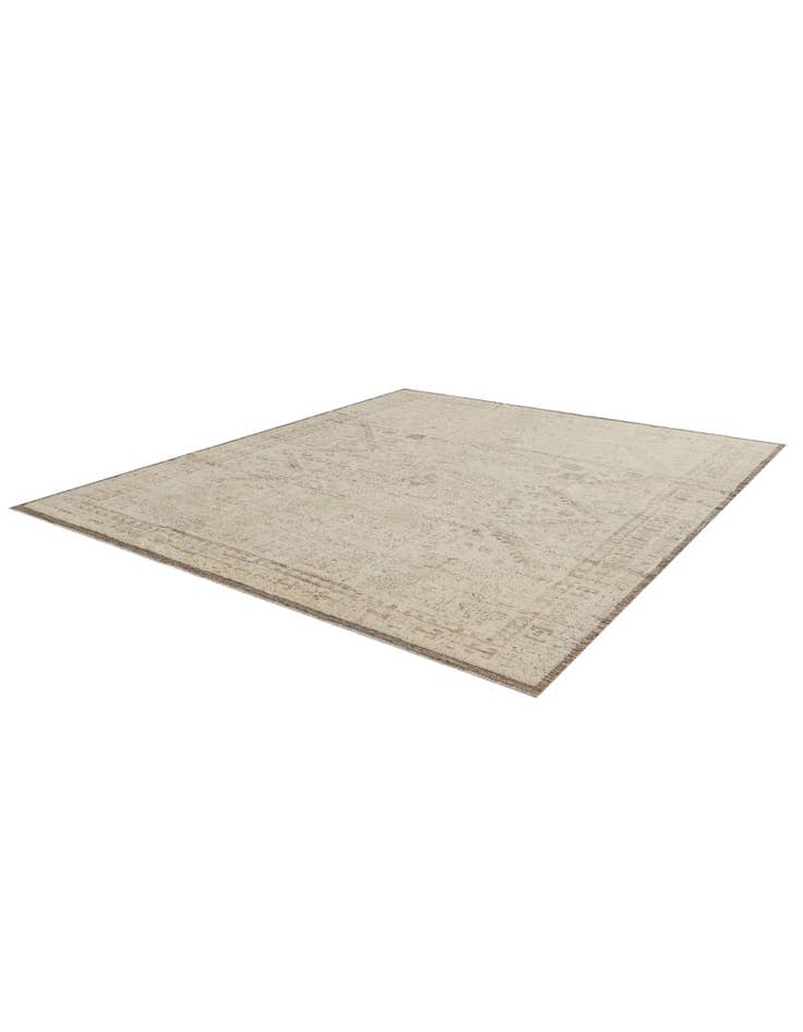 Detail image of 8' 8 x 9' 10  Hand Knotted Oushak Wool Rug