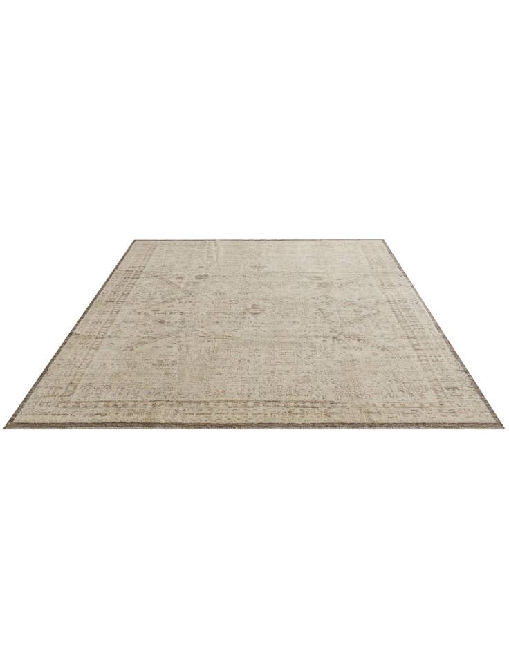 Detail image of 8' 8 x 9' 10 Hand Knotted Oushak Wool Rug
