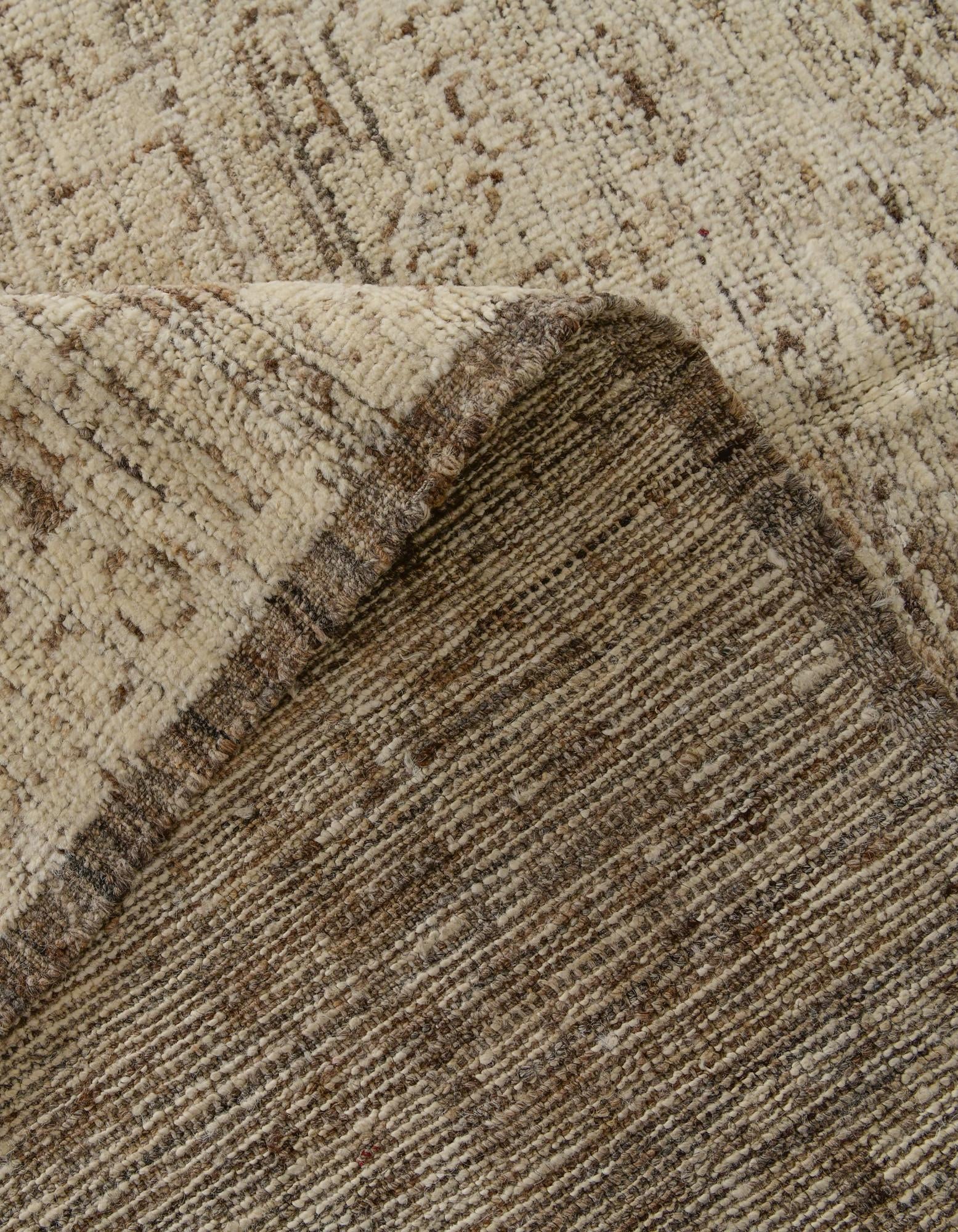 8' 8 x 9' 10 Hand Knotted Oushak Wool Rug