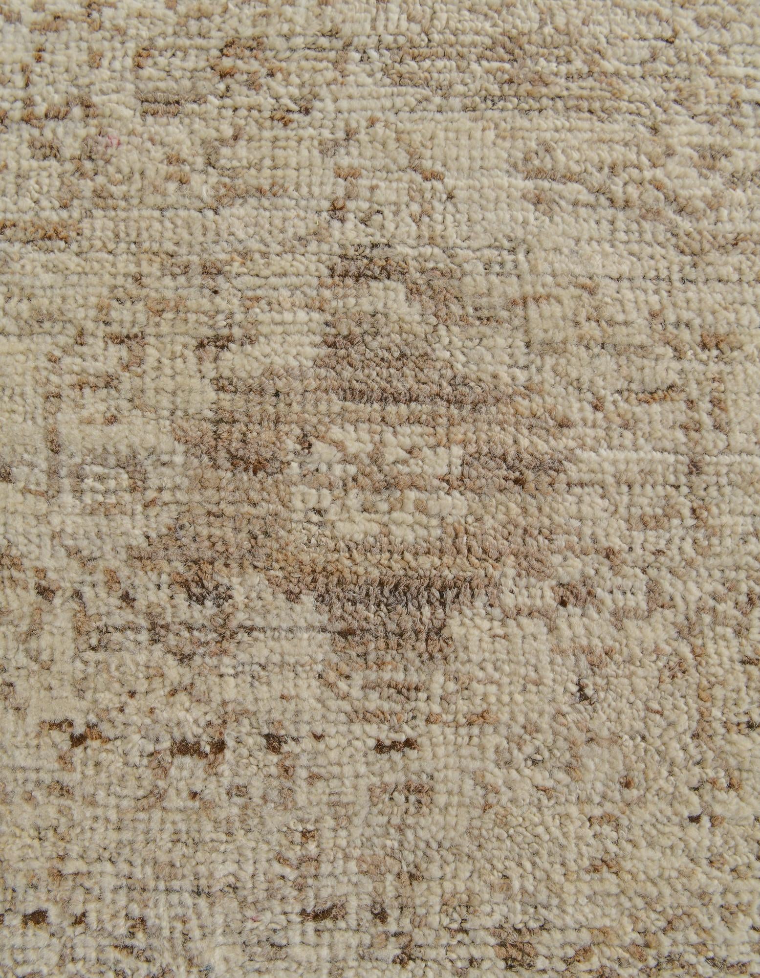 8' 8 x 9' 10 Hand Knotted Oushak Wool Rug