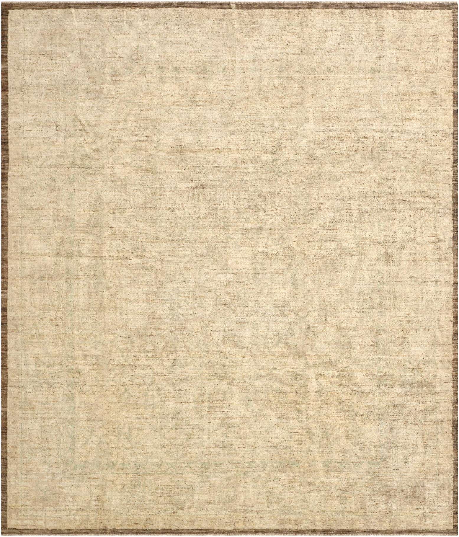 8' 4 x 9' 9 Hand Knotted Oushak Wool Rug