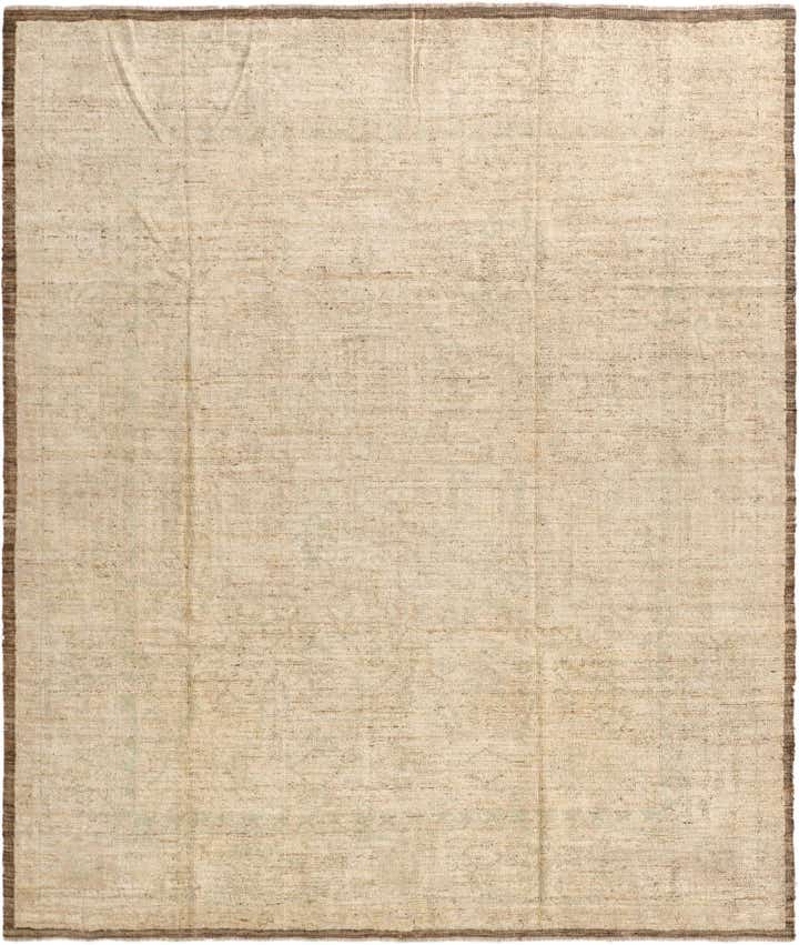 8' 4 x 9' 9 Hand Knotted Oushak Wool Rug