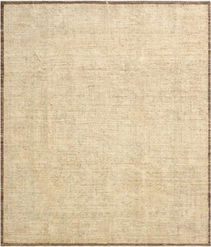 8' 4 x 9' 9 Hand Knotted Oushak Wool Rug