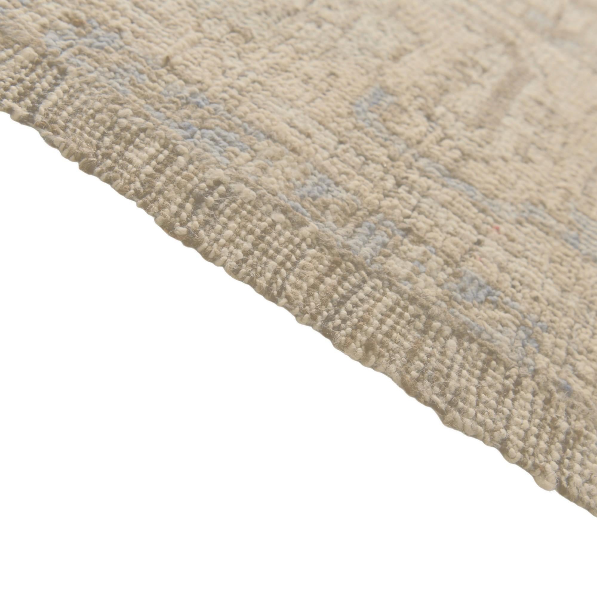 10' 4 x 14' 1 Hand Knotted Oushak Wool Rug