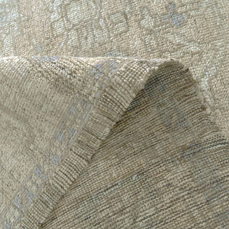 Detail image of 10' 4 x 14' 1 Hand Knotted Oushak Wool Rug