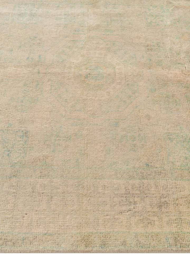 3' 10 x 6' 2 Hand Knotted Oushak Wool Rug