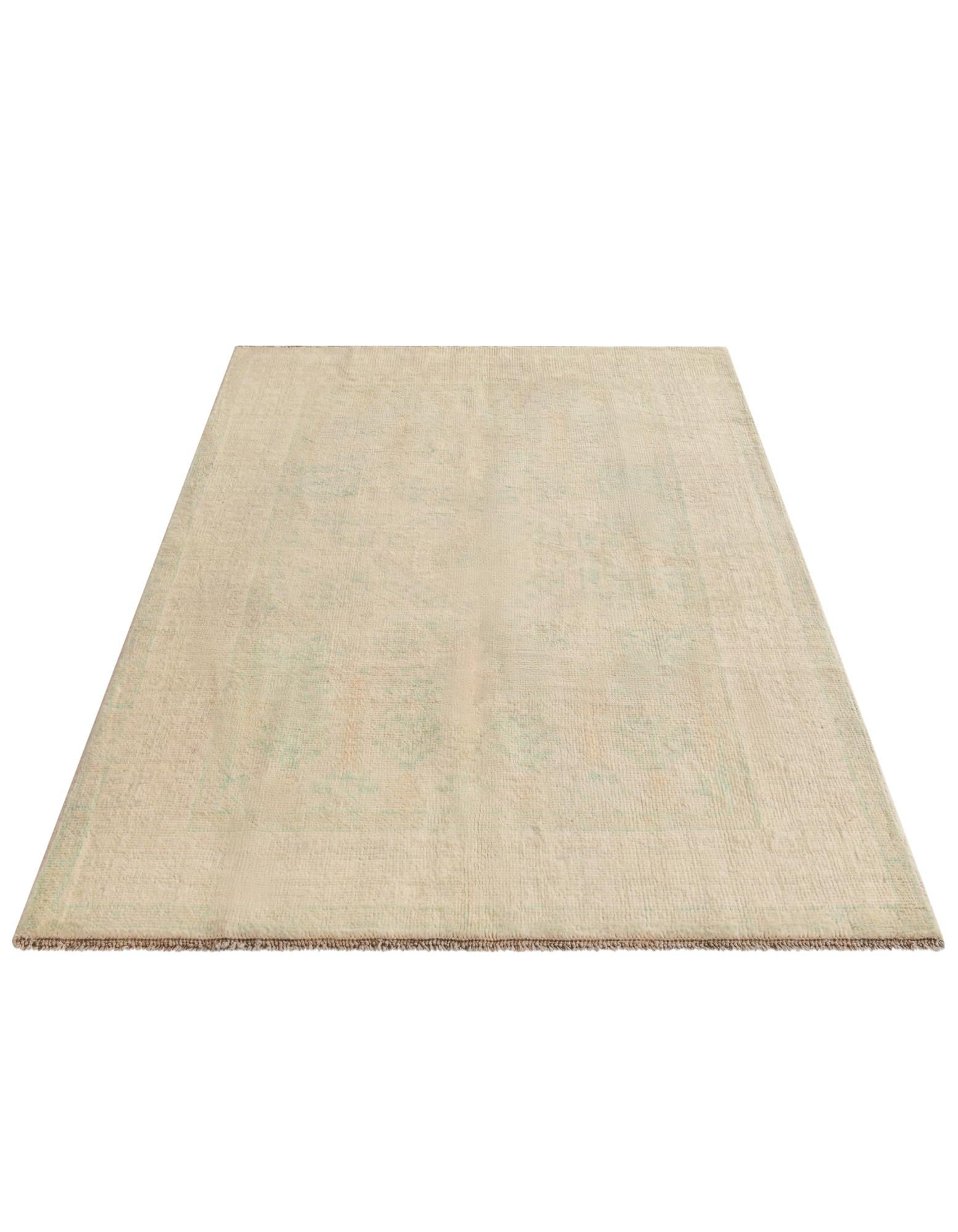 3' 10 x 6' 2 Hand Knotted Oushak Wool Rug