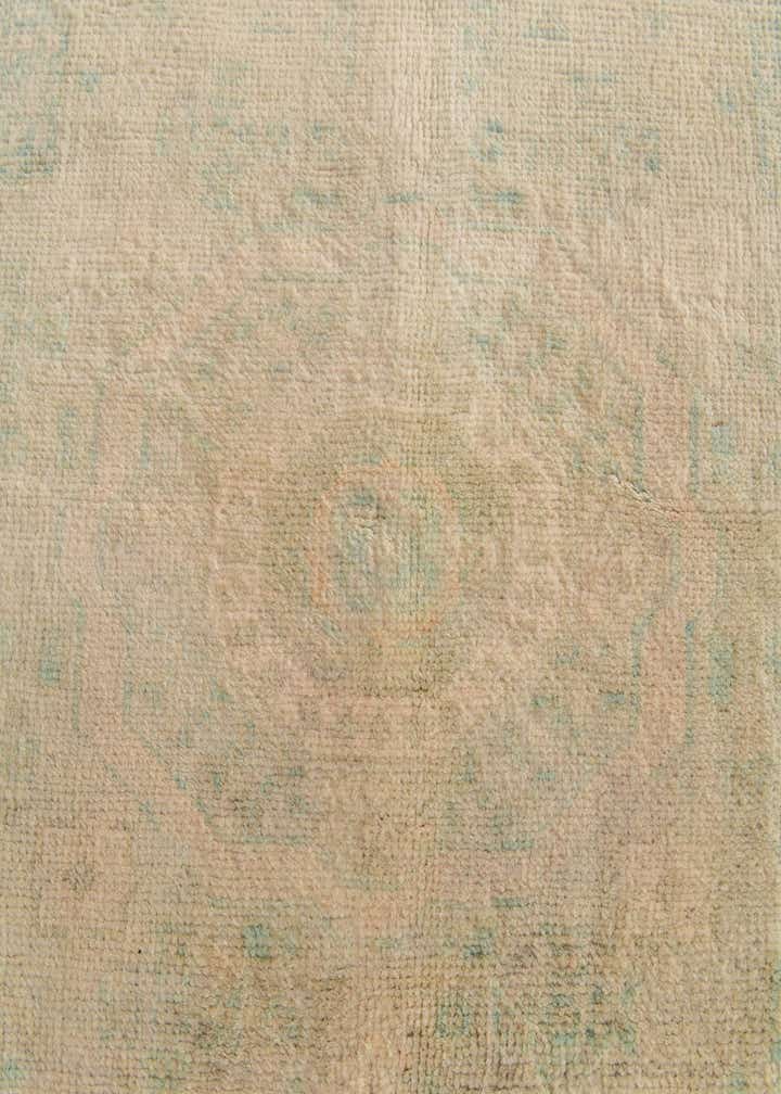 3' 10 x 6' 2 Hand Knotted Oushak Wool Rug