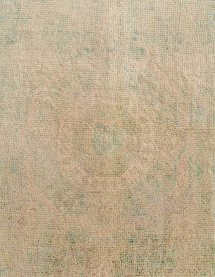 Detail image of 3' 10 x 6' 2 Hand Knotted Oushak Wool Rug