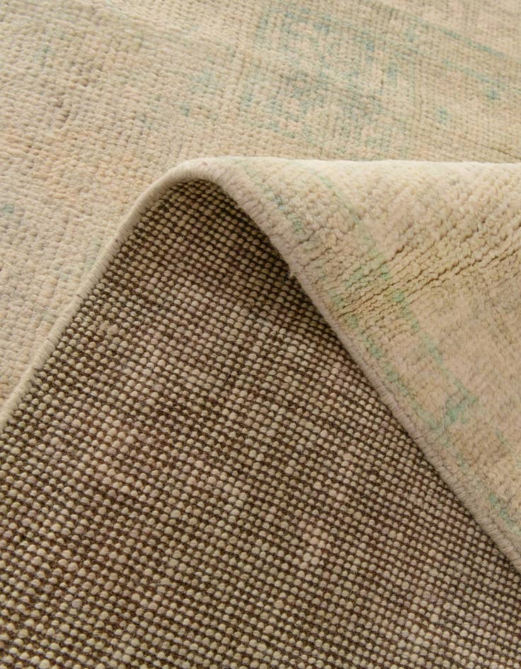 Detail image of 3' 10 x 6' 2 Hand Knotted Oushak Wool Rug