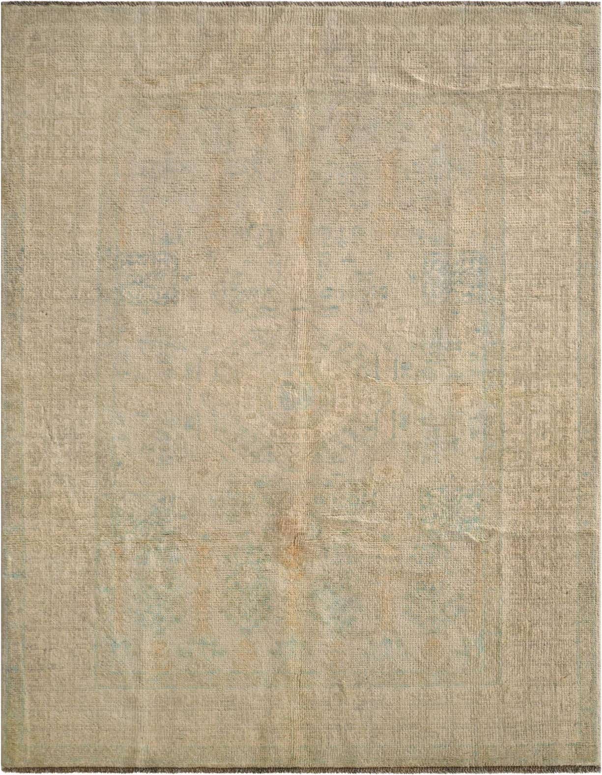 3' 10 x 6' 2 Hand Knotted Oushak Wool Rug