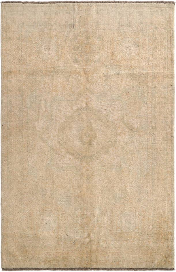 Detail image of 3' 11 x 6' Hand Knotted Oushak Wool Rug