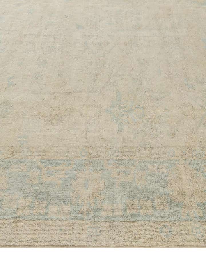 8' 2 x 9' 5 Hand Knotted Oushak Wool Rug