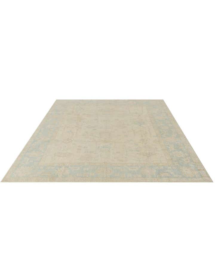 8' 2 x 9' 5 Hand Knotted Oushak Wool Rug