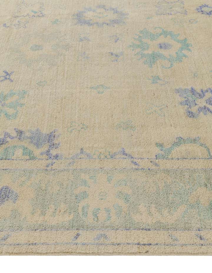 7' 3 x 9' 7 Hand Knotted Oushak Wool Rug