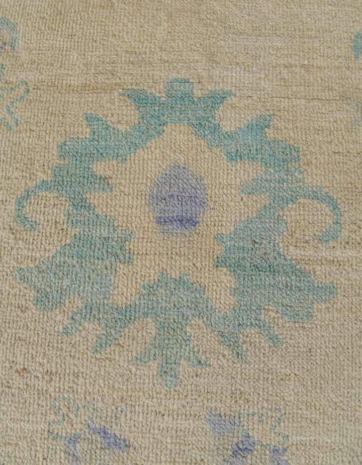 7' 3 x 9' 7 Hand Knotted Oushak Wool Rug