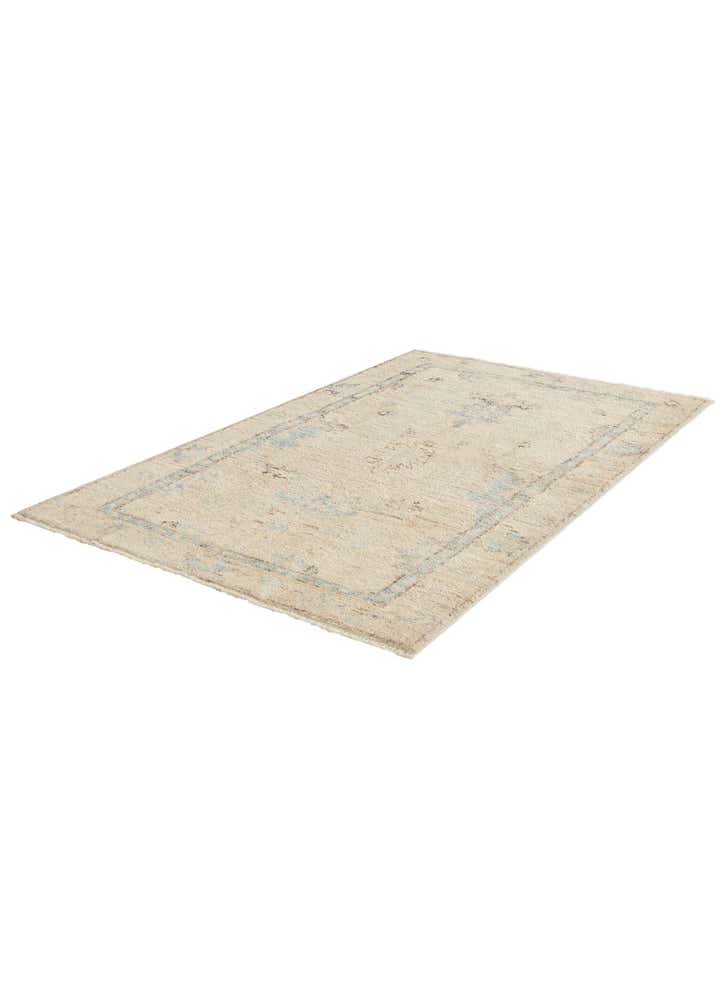 3' x 5' 2 Hand Knotted Oushak Wool Rug