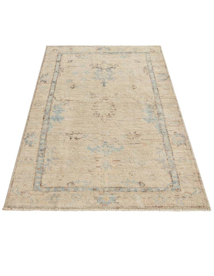 Detail image of 3' x 5' 2  Hand Knotted Oushak Wool Rug