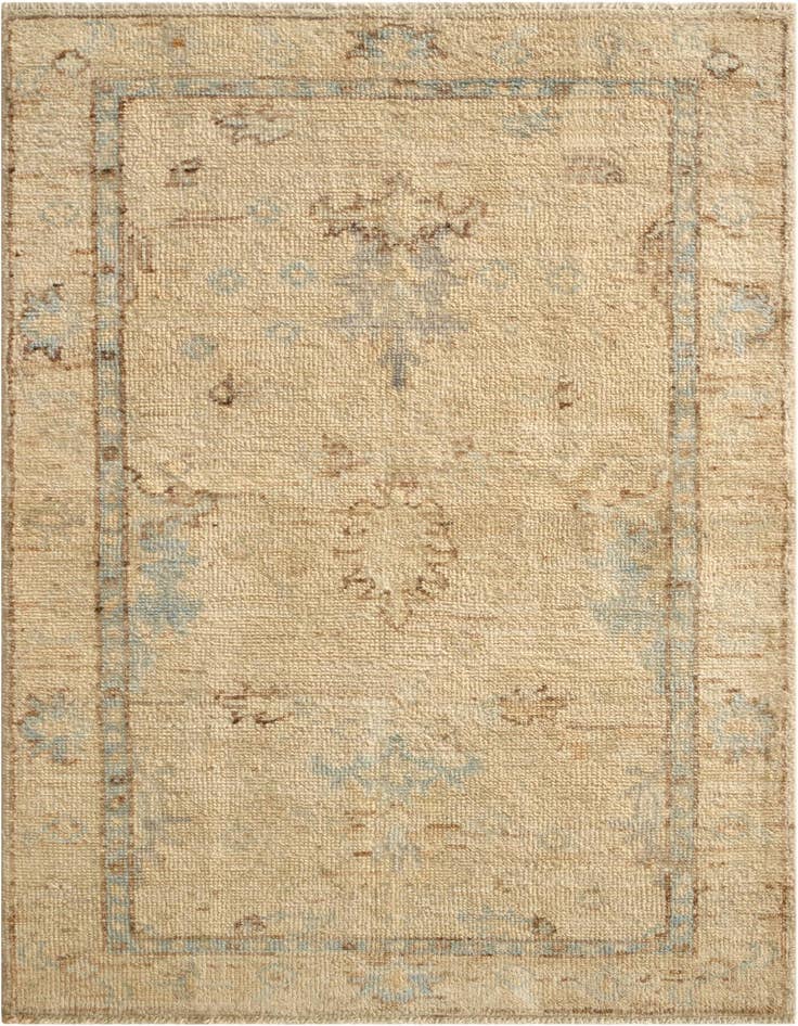 Detail image of 3' x 5' 2 Hand Knotted Oushak Wool Rug