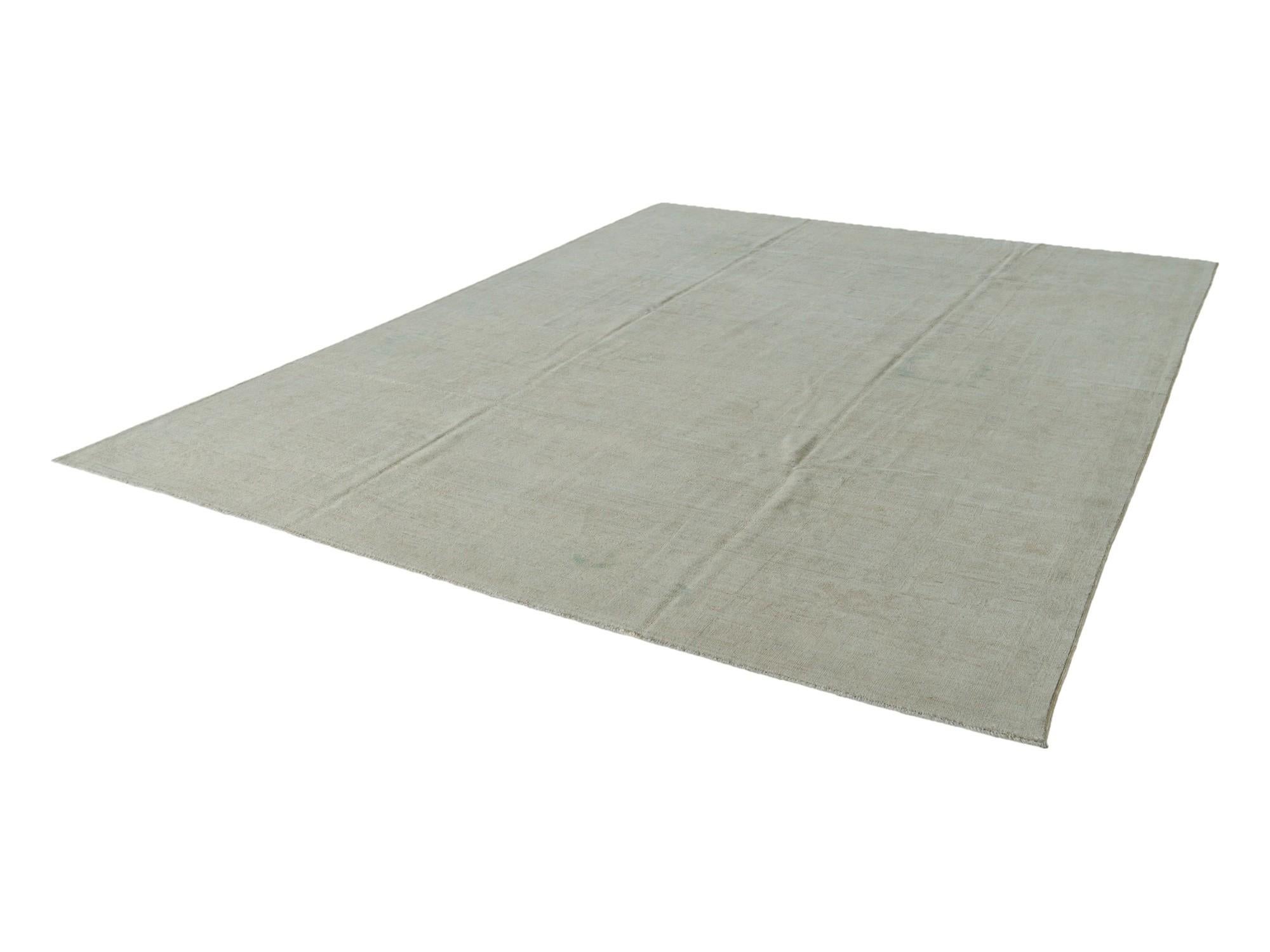 10' 1 x 13' 10 Hand Knotted Oushak Wool Rug