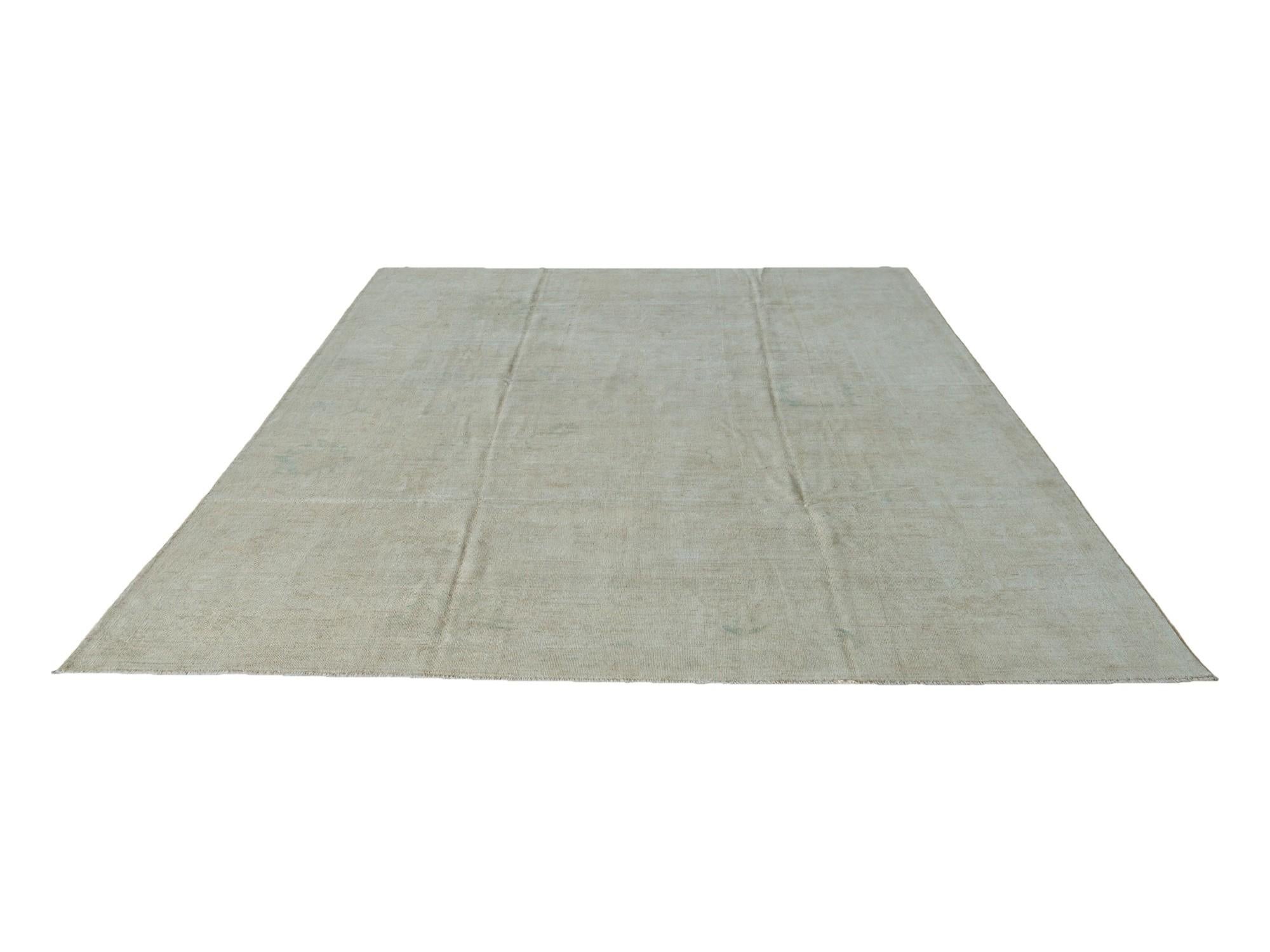 10' 1 x 13' 10 Hand Knotted Oushak Wool Rug