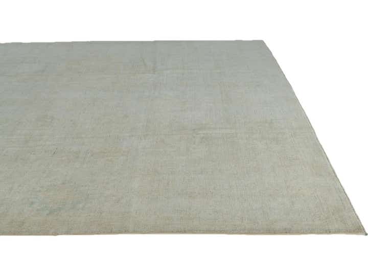 10' 1 x 13' 10 Hand Knotted Oushak Wool Rug