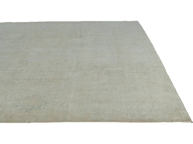 Detail image of 10' 1 x 13' 10 Hand Knotted Oushak Wool Rug