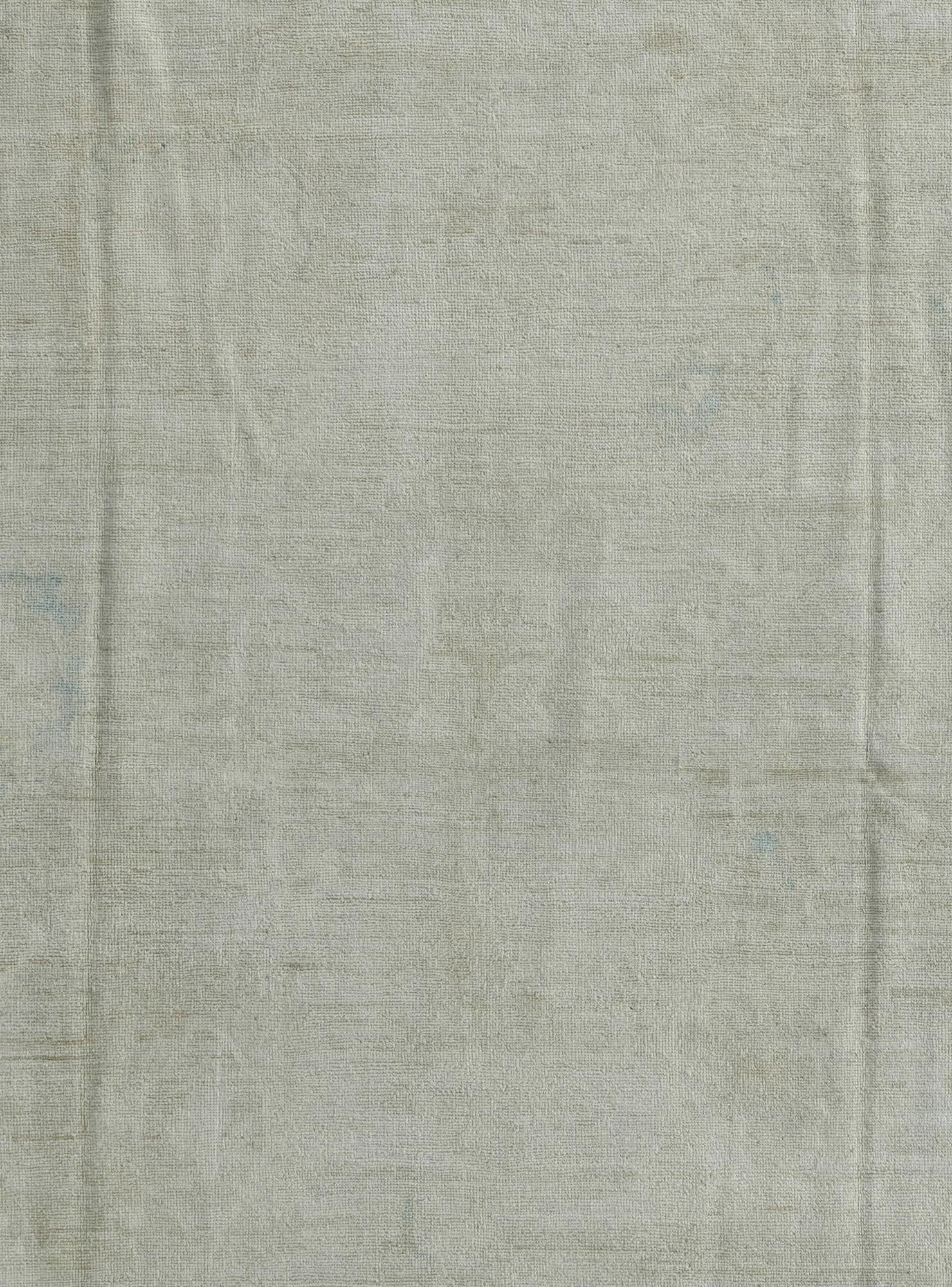 10' 1 x 13' 10 Hand Knotted Oushak Wool Rug