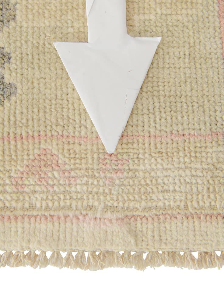 Detail image of 4' 7 x 6' 1  Hand Knotted Oushak Wool Rug