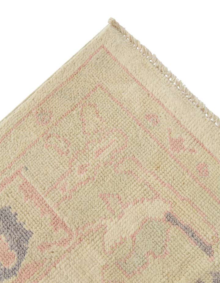 4' 7 x 6' 1 Hand Knotted Oushak Wool Rug