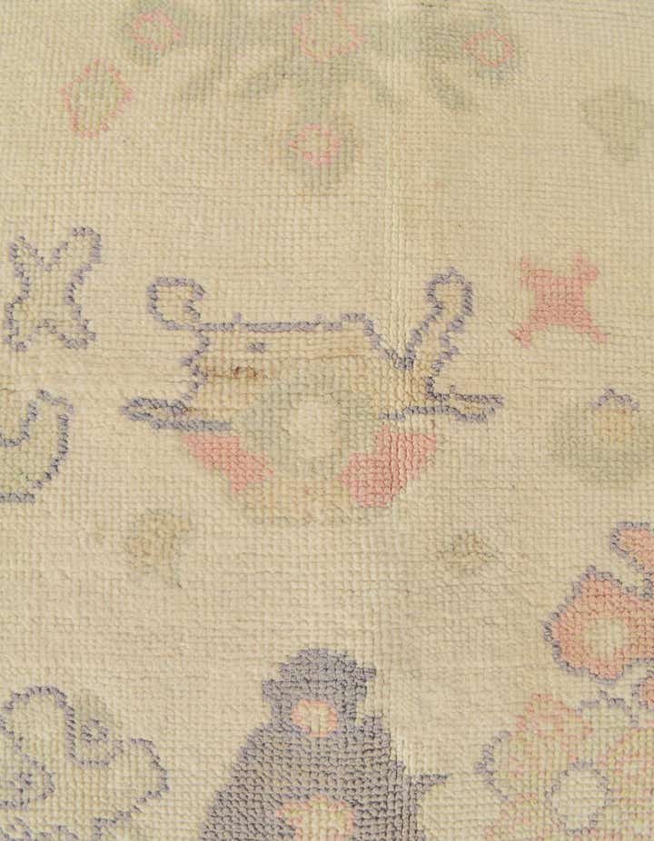 4' 7 x 6' 1 Hand Knotted Oushak Wool Rug