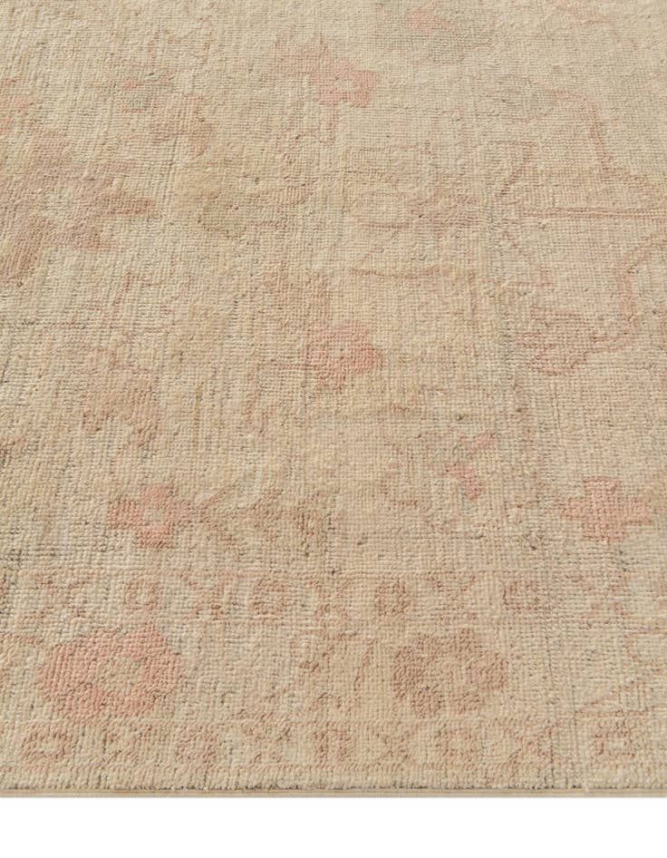 Detail image of 4' 11 x 7'  Hand Knotted Oushak Wool Rug