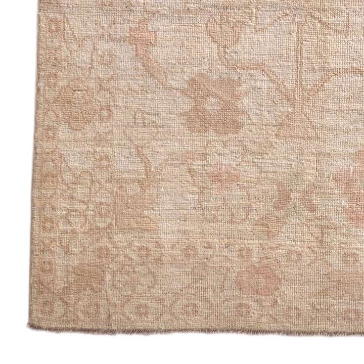 4' 11 x 7' Hand Knotted Oushak Wool Rug