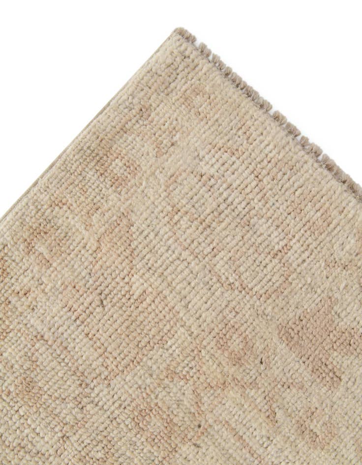 Detail image of 4' 11 x 7' Hand Knotted Oushak Wool Rug