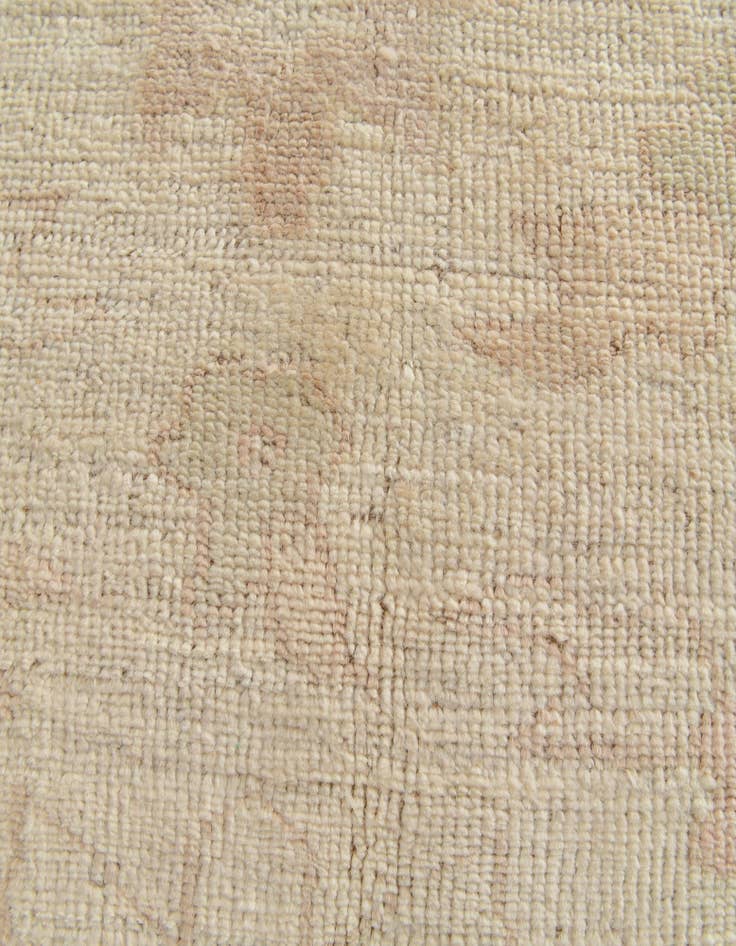 Detail image of 4' 11 x 7'  Hand Knotted Oushak Wool Rug