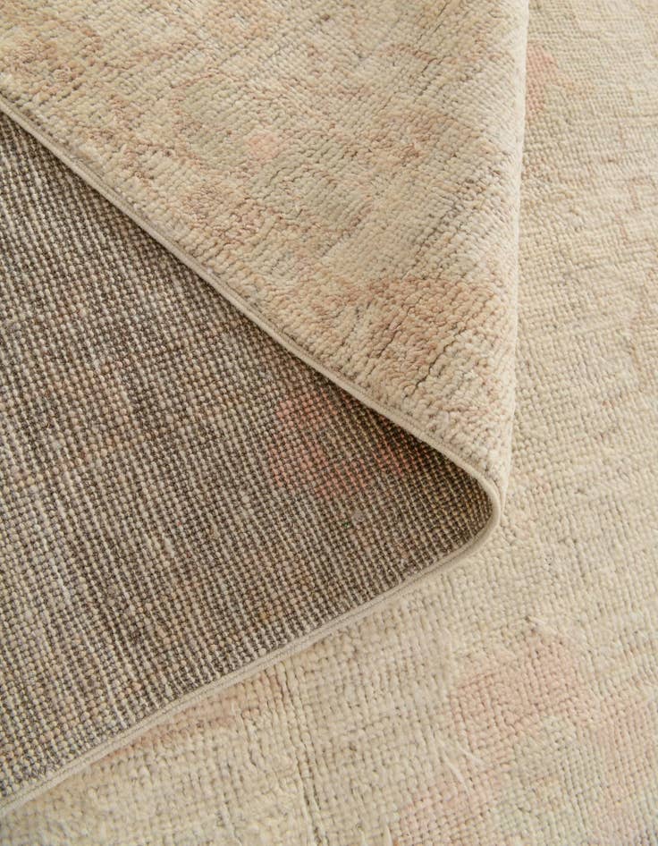 Detail image of 4' 11 x 7'  Hand Knotted Oushak Wool Rug