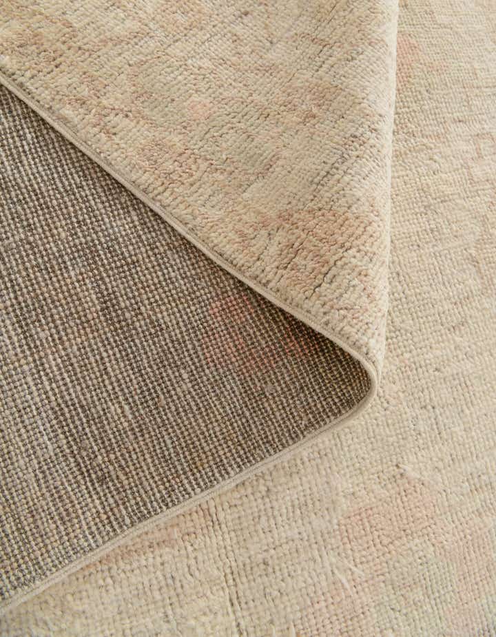 4' 11 x 7' Hand Knotted Oushak Wool Rug