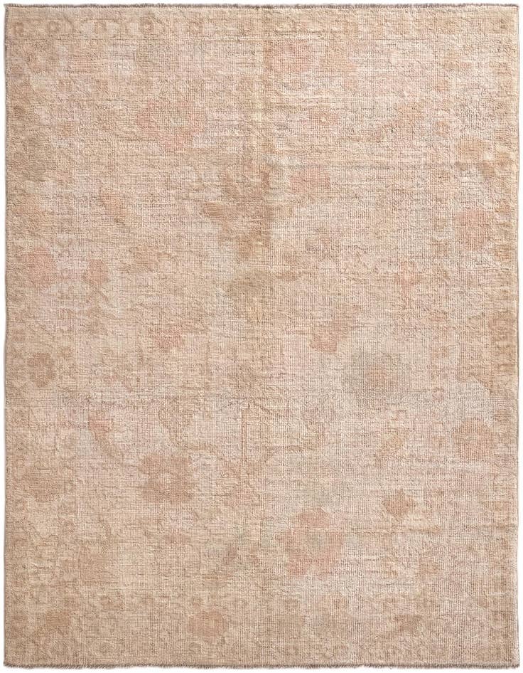 Detail image of 4' 11 x 7' Hand Knotted Oushak Wool Rug