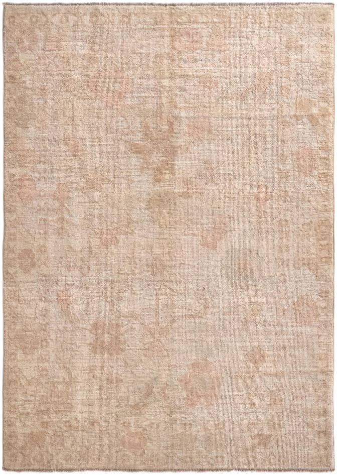 Detail image of 4' 11 x 7' Hand Knotted Oushak Wool Rug