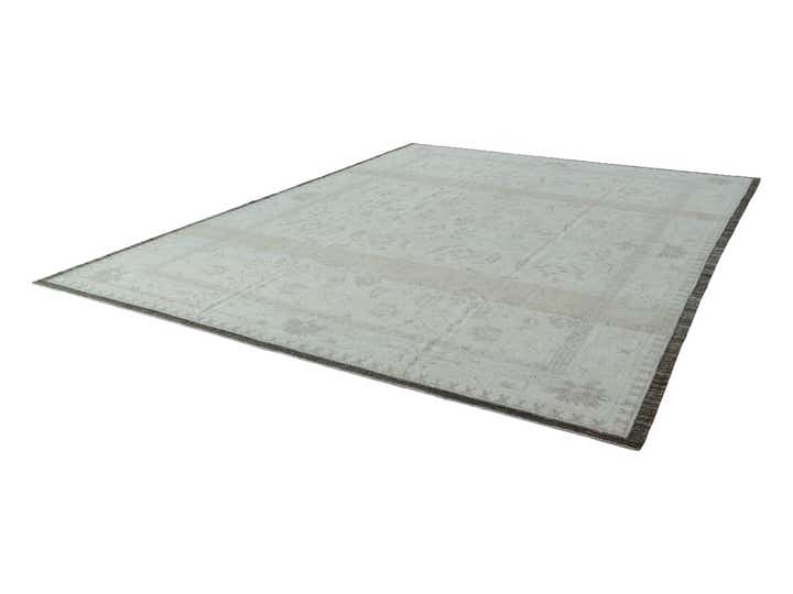 10' 5 x 14' 1 Hand Knotted Oushak Wool Rug