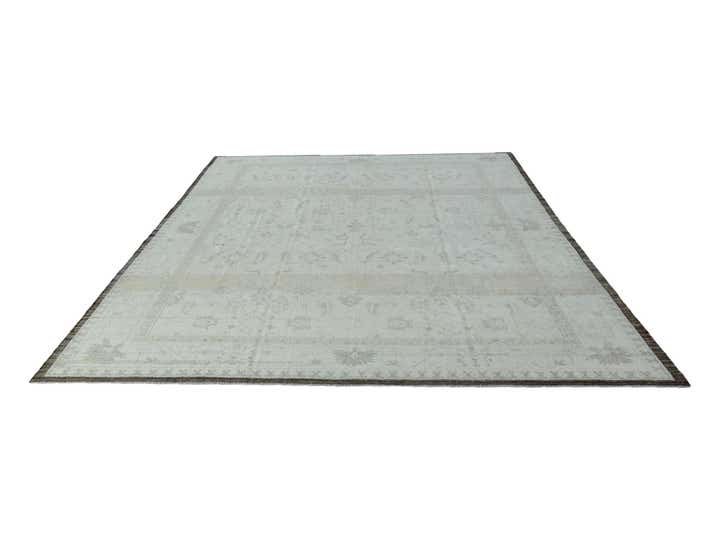 10' 5 x 14' 1 Hand Knotted Oushak Wool Rug