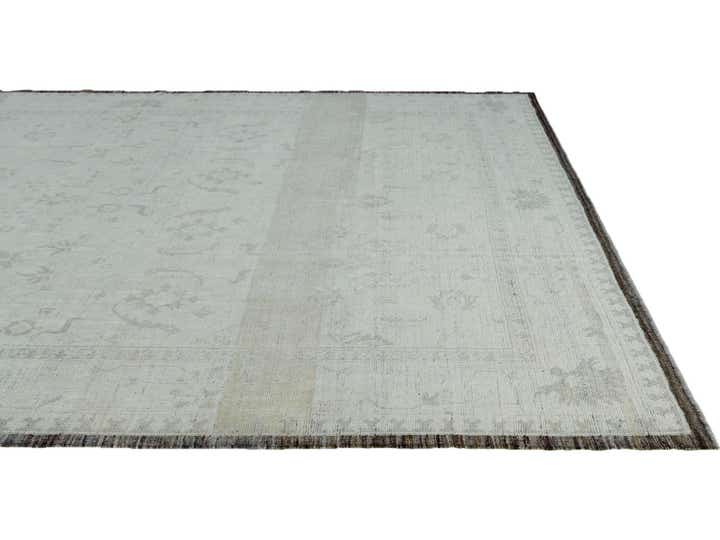 10' 5 x 14' 1 Hand Knotted Oushak Wool Rug