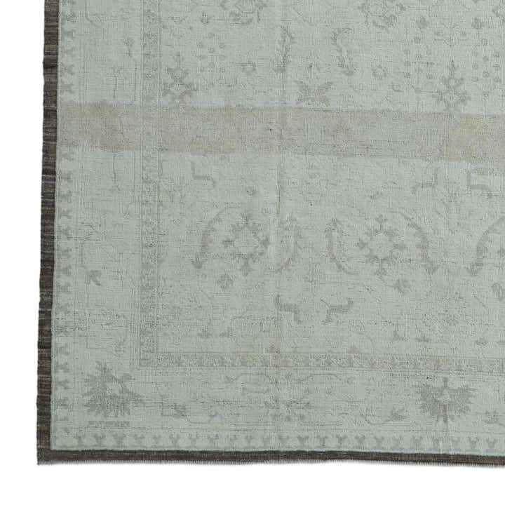 10' 5 x 14' 1 Hand Knotted Oushak Wool Rug