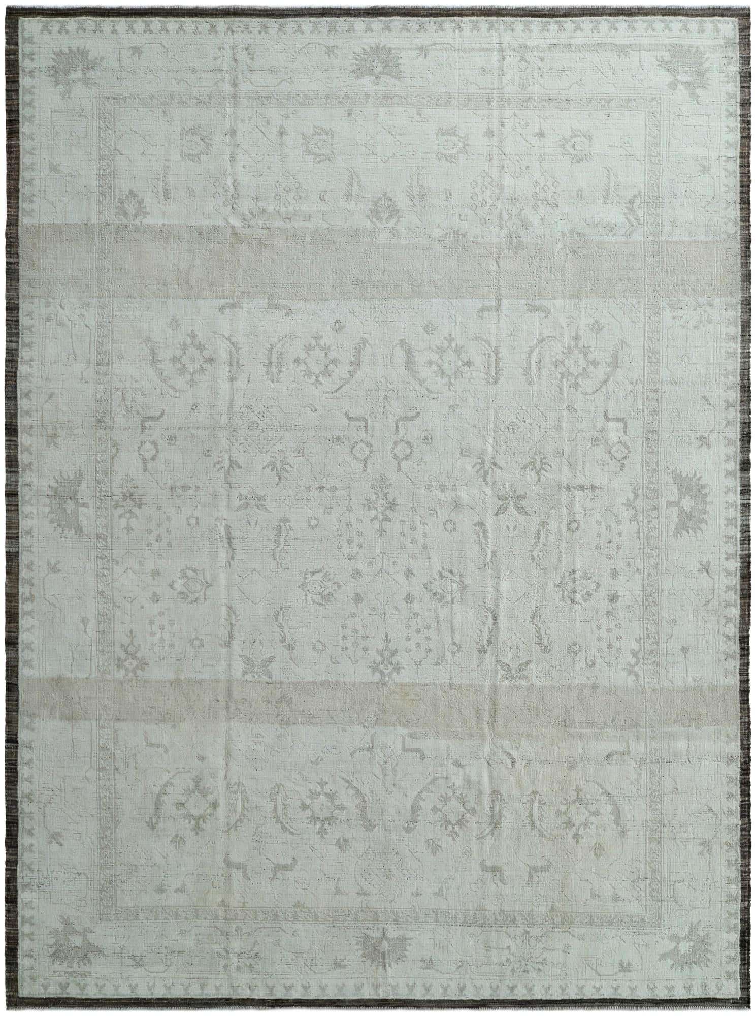 10' 5 x 14' 1 Hand Knotted Oushak Wool Rug