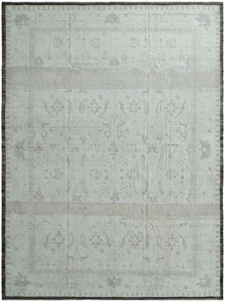 10' 5 x 14' 1 Hand Knotted Oushak Wool Rug