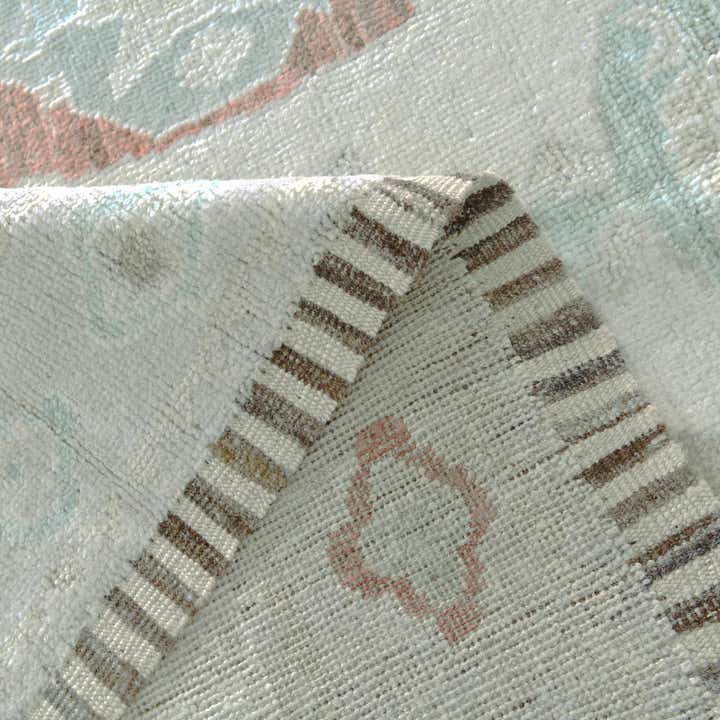 9' 5 x 12' 8 Hand Knotted Oushak Wool Rug