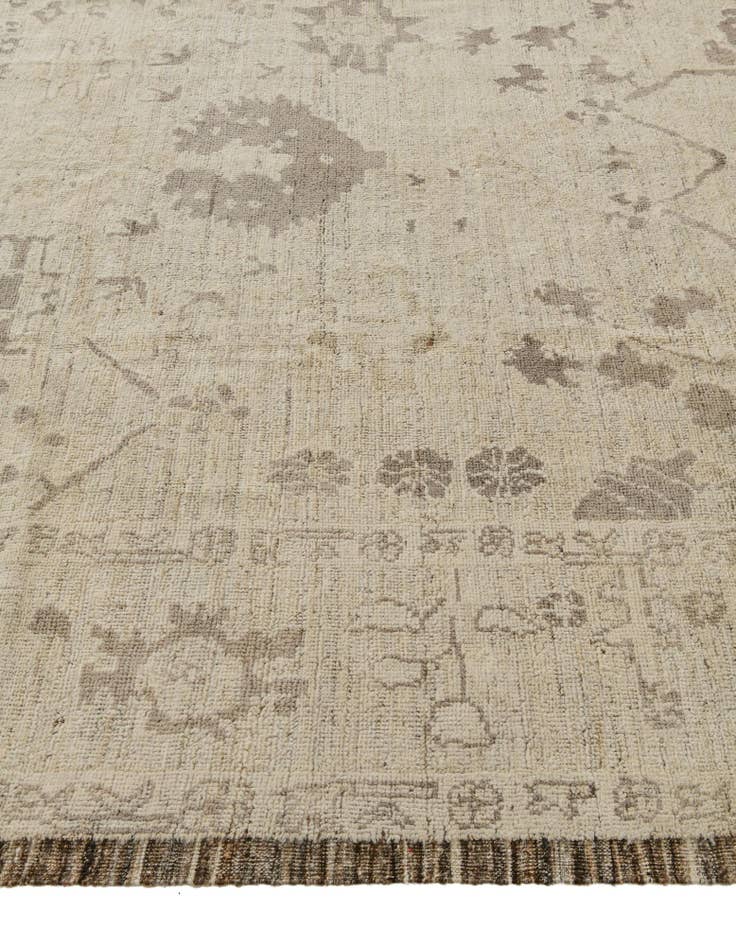 Detail image of 8' 4 x 10' 2  Hand Knotted Oushak Wool Rug