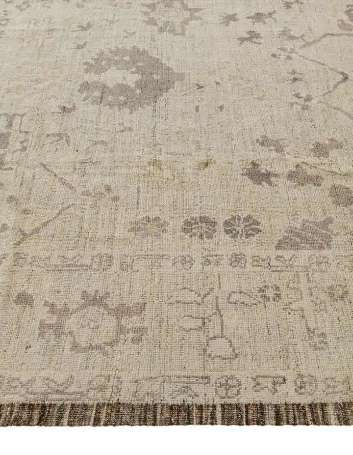 8' 4 x 10' 2 Hand Knotted Oushak Wool Rug