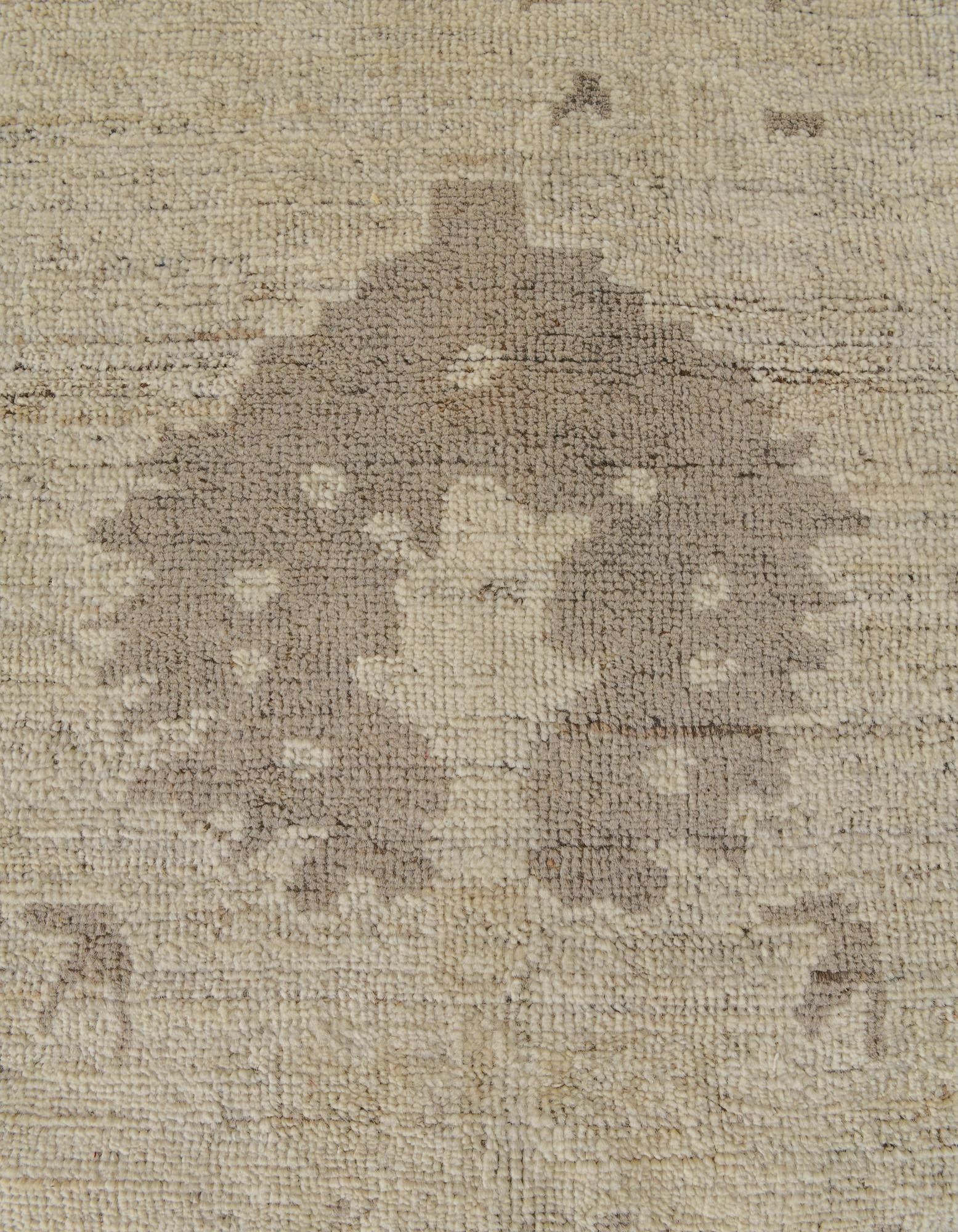 8' 4 x 10' 2 Hand Knotted Oushak Wool Rug
